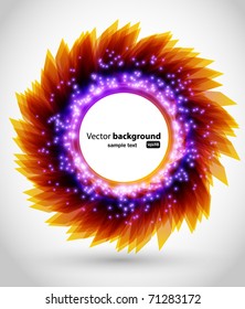 Modern color background with neon lights
