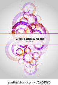 Modern color background with neon lights
