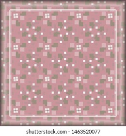Modern color background in pink .Vector illustration. Use this pattern in the design of carpet, shawl, pillow, textile, ceramic tiles 