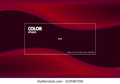 Modern color background. Trendy gradient shape composiiton eps10 -Vector