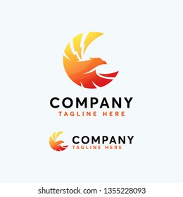 Modern Color Birds Logo Design Template