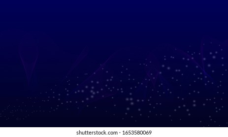 Modern color blue abstract background. Template design. Blue wave abstract shape. Brochure design. Dark background