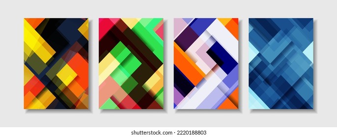 Modern color design poster gradient and cover abstract shape background