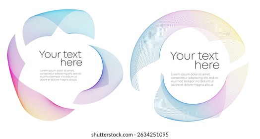 Composição de fluxo de cor moderna para capas de revista, layouts de livros, design editorial, portfólios criativos e projetos de publicação