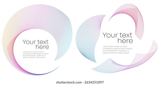 Composição de fluxo de cor moderna para capas de revista, layouts de livros, design editorial, portfólios criativos e projetos de publicação