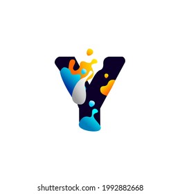 Modern Color Full Letter Y Logo, Initial Letter For Name, Alphabet Logo Template, Modern Logo, Color Full Logo Template