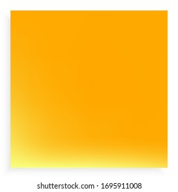 Modern color gradient background. Clean backdrop with smooth and soft shadow. Vector illustration theme. Yellow trendy and easy editable colored banner template.