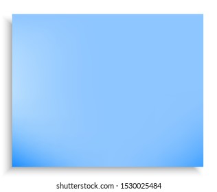 Modern color gradient background. Colorful backdrop with smooth and soft shadow. Vector illustration art. Blue trendy and easy editable colored banner template.