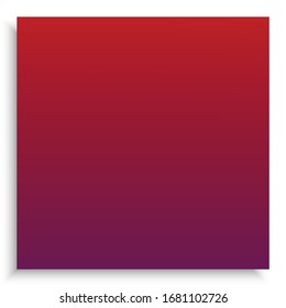 Moderner Farbverlauf-Hintergrund. Coole Kulisse mit glattem und sanftem Schatten. Vektorillustration Illustration: Rote, trendige und leicht bearbeitbare Bannervorlage.