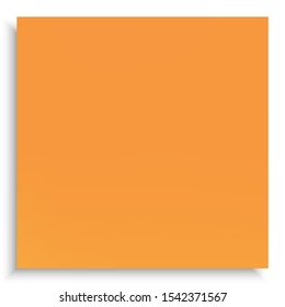 Modern color gradient background. Effective backdrop with smooth and soft shadow. Vector illustration art. Orange trendy and easy editable colored banner template.