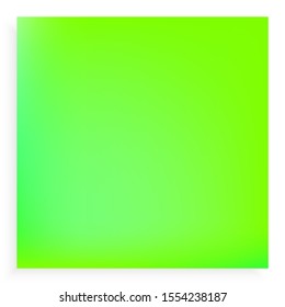 Modern color gradient background. Fresh backdrop with smooth and soft shadow. Vector illustration theme. Green trendy and easy editable colored banner template.