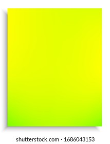 Fondo de degradado de color moderno. Fondo mágico con una sombra suave y suave. Volante de ilustración del vector. Plantilla de banner de color amarillo moderno y fácil de editar.