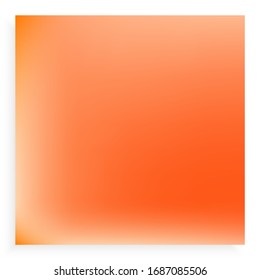 Modern color gradient background. Vector illustration wallpaper. Clean backdrop with smooth and soft shadow. Orange trendy and easy editable colored banner template.