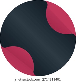 Diseño moderno del efecto del rizo de la página del color, Ilustración vectorial