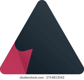 Diseño moderno del efecto del rizo de la página del color, Ilustración vectorial