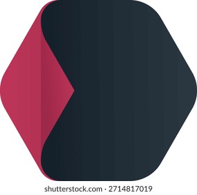 Diseño moderno del efecto del rizo de la página del color, Ilustración vectorial