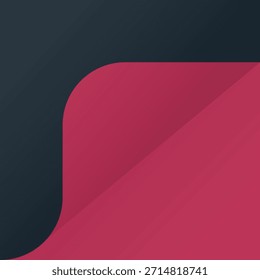 Diseño moderno del efecto del rizo de la página del color, Ilustración vectorial