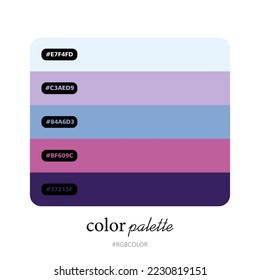 Modern Color Palettes, Accurately with Codes. Perfect for use by illustrators