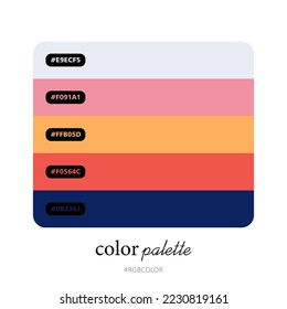 Modern Color Palettes, Accurately with Codes. Perfect for use by illustrators