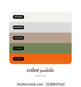 Modern Color Palettes, Accurately with Codes. Perfect for use by illustrators