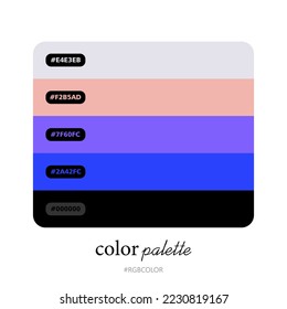 Modern Color Palettes, Accurately with Codes. Perfect for use by illustrators