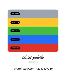 Modern Color Palettes, Accurately with Codes. Perfect for use by illustrators