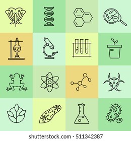 Modern color thin line concept of mathematics on a black background. Vector illustration with different elements on the subject mathematics. Logo Concepts for Trendy Designs.