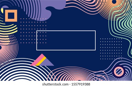 
Modern color universal background - frame. For covers, holiday packaging, business cards, banners,  wall decor, posters, websites, posts on social networks, videos. Vector holiday background