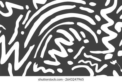 Modern Color Wave Pattern Illustration