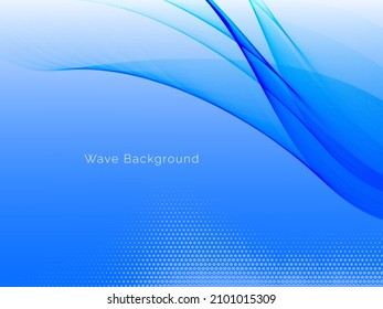 Diseño vectorial de fondo de onda de color moderno 