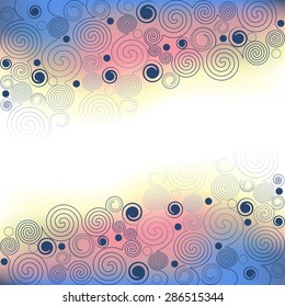 Modern colored background with free space for your text