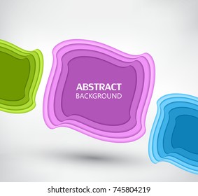 Modern colored banner.