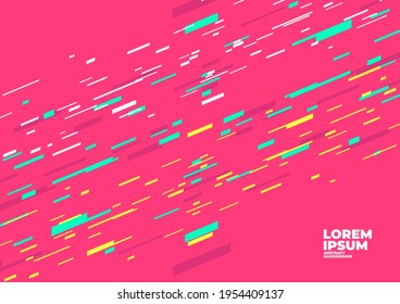 Modern colored poster background. Abstract geometric background for sports.