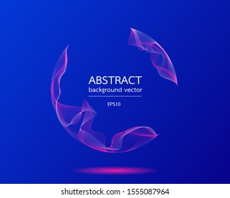 Modern colored poster line background vector.