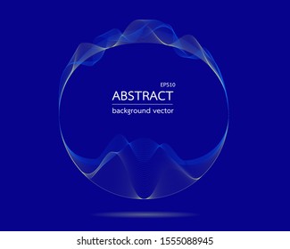 Modern colored poster line background vector.