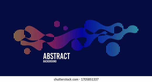Modern colored poster for sports. Abstract vector style. Illustration suitable for design - Vector Illustration