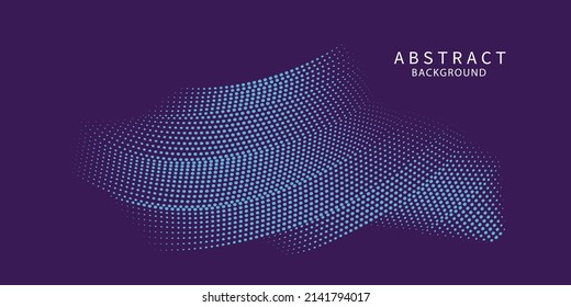 Modern colored poster for sports. Abstract vector style. dots and particles. Illustration suitable for design - Vector Illustration - EPS 10