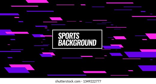 Modern colored poster for sports.  Vector illustration Text sports background for website and apps. element for web, design cover, flyers, brochures and landing page