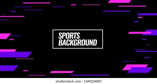 Modern colored poster for sports.  Vector illustration Text sports background for website and apps. element for web, design cover, flyers, brochures and landing page