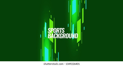 Modern colored poster for sports.  Vector illustration Text sports background for website and apps. element for web, design cover, flyers, brochures and landing page