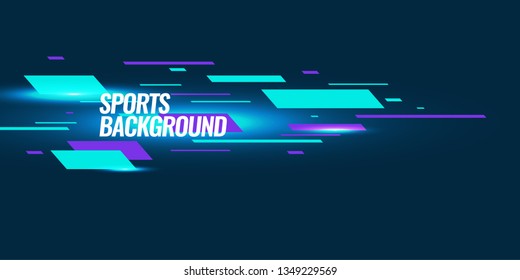 Modern colored poster for sports.  Vector illustration Text sports background for website and apps. element for web, design cover, flyers, brochures and landing page