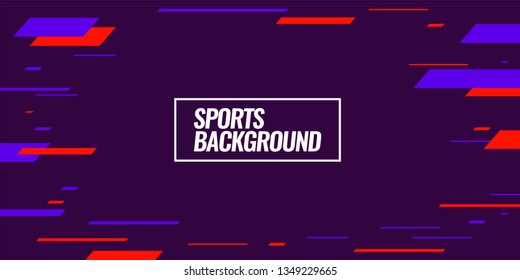 Modern colored poster for sports.  Vector illustration Text sports background for website and apps. element for web, design cover, flyers, brochures and landing page