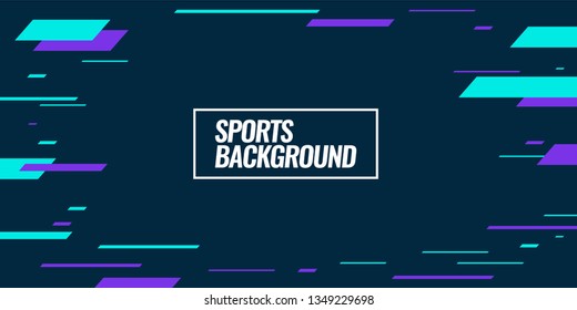 Modern colored poster for sports.  Vector illustration Text sports background for website and apps. element for web, design cover, flyers, brochures and landing page