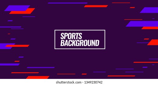 Modern colored poster for sports.  Vector illustration Text sports background for website and apps. element for web, design cover, flyers, brochures and landing page