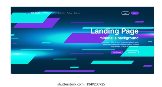 Modern colored poster for sports.  Vector illustration Text sports background for website and apps. element for web, design cover, flyers, brochures and landing page
