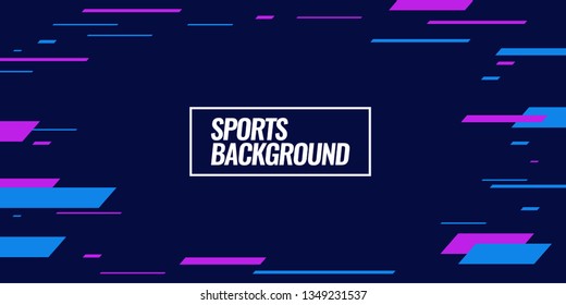 Modern colored poster for sports.  Vector illustration Text sports background for website and apps. element for web, design cover, flyers, brochures and landing page