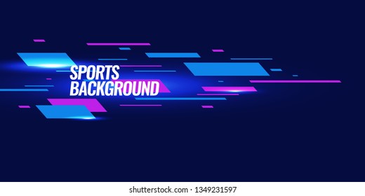 Modern colored poster for sports.  Vector illustration Text sports background for website and apps. element for web, design cover, flyers, brochures and landing page