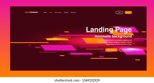 Modern colored poster for sports.  Vector illustration Text sports background for website and apps. element for web, design cover, flyers, brochures and landing page