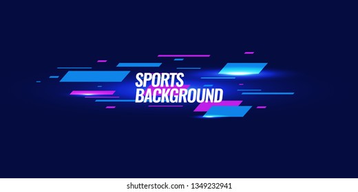 Modern colored poster for sports.  Vector illustration Text sports background for website and apps. element for web, design cover, flyers, brochures and landing page