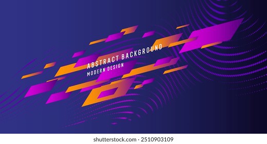 Modern colored poster for sports. Vector illustration